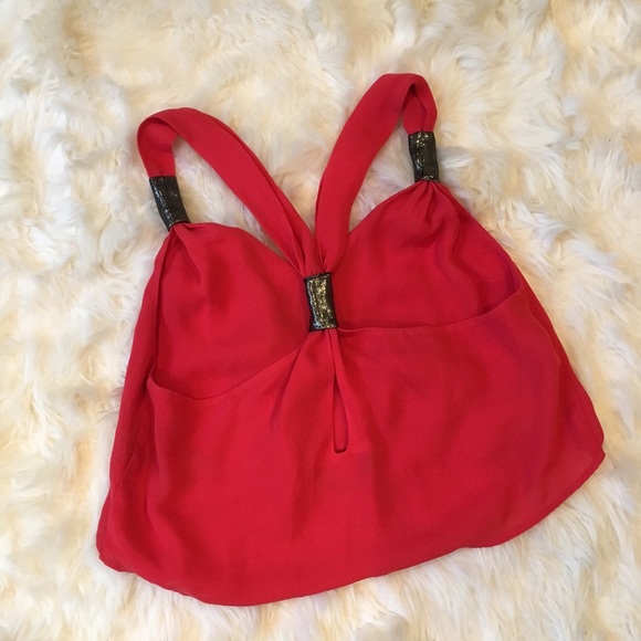 Bebe Silky Crop Top - Picture 3 of 3